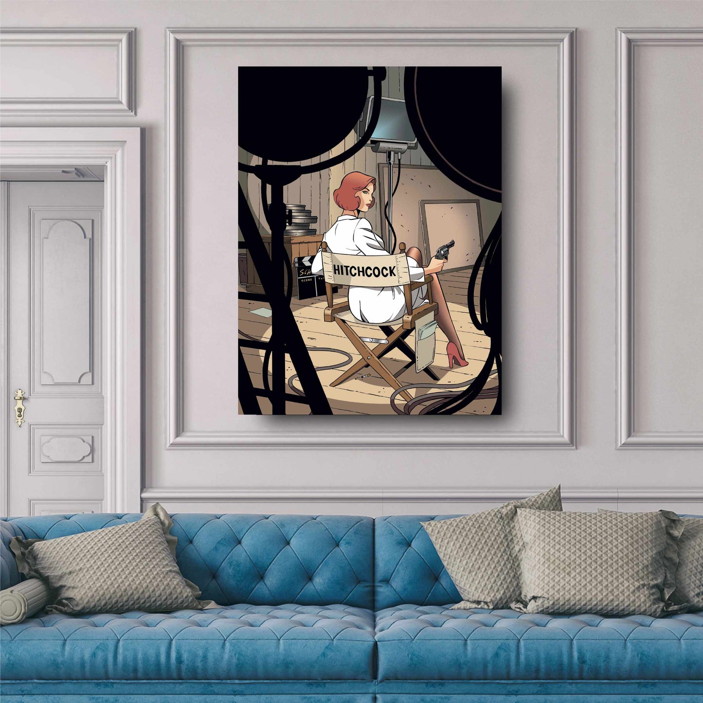 Tableau Pin up 6 Hitchcock