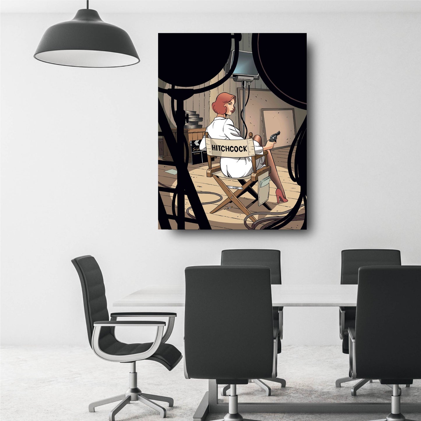 Tableau Pin up 6 Hitchcock