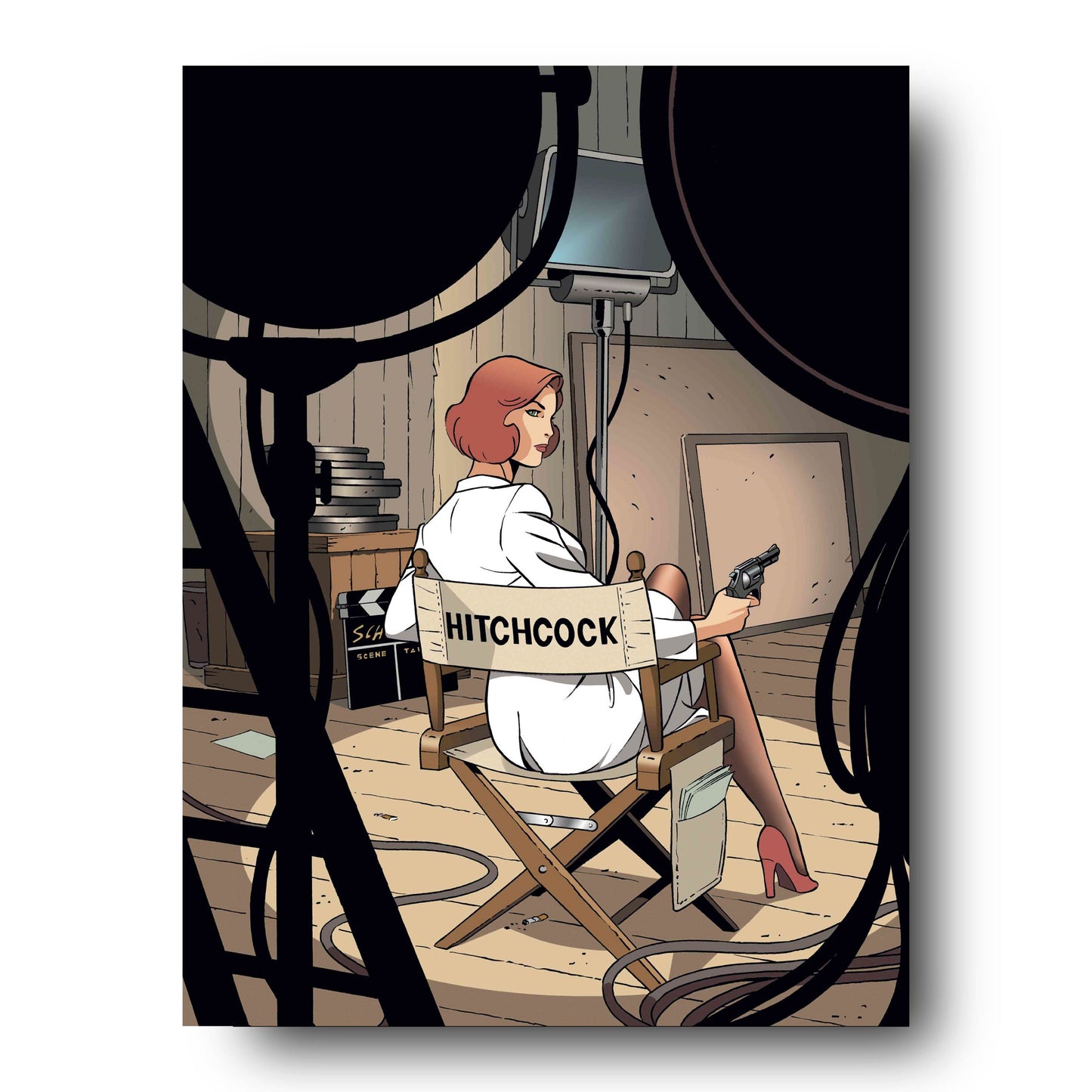Tableau Pin up 6 Hitchcock