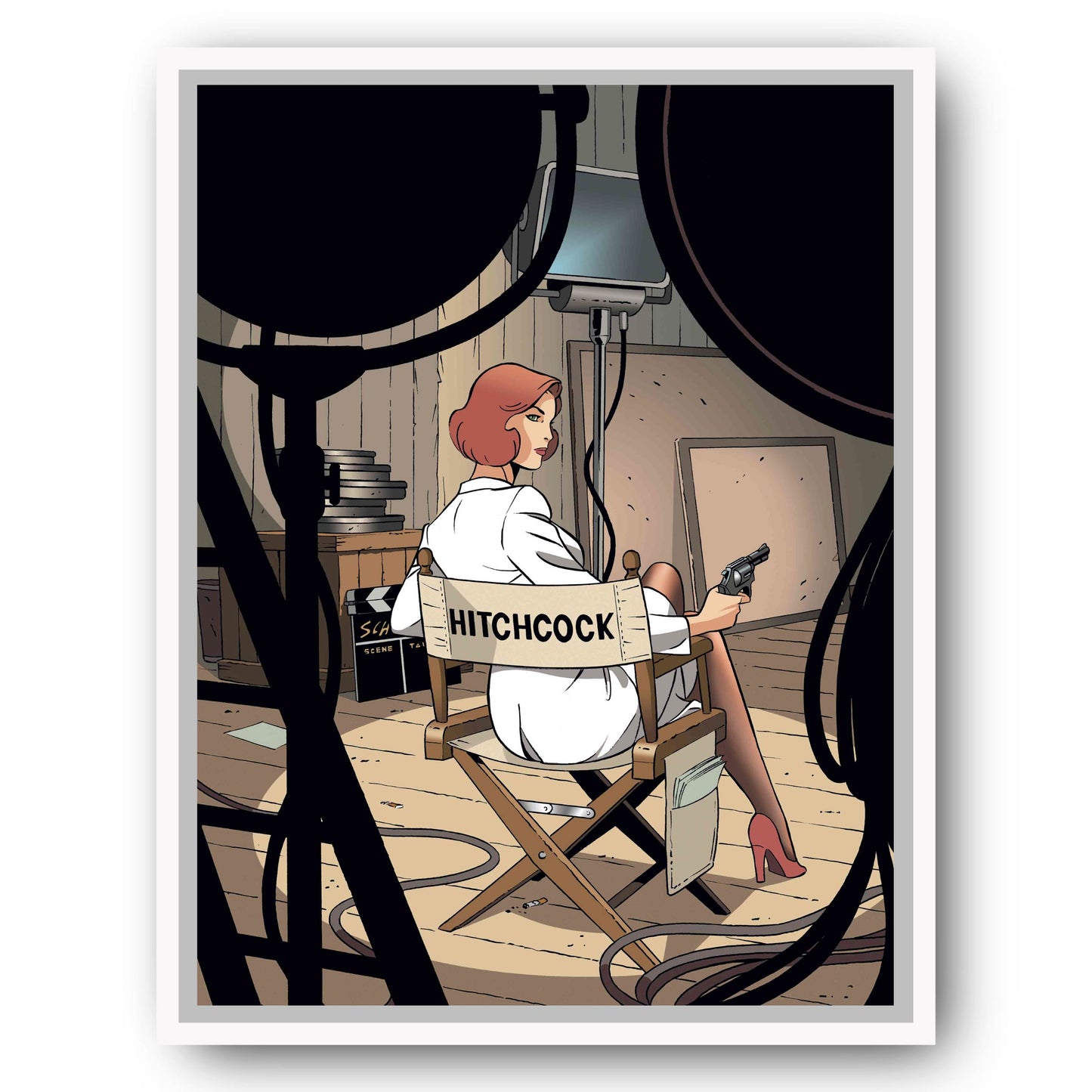 Tableau Pin up 6 Hitchcock