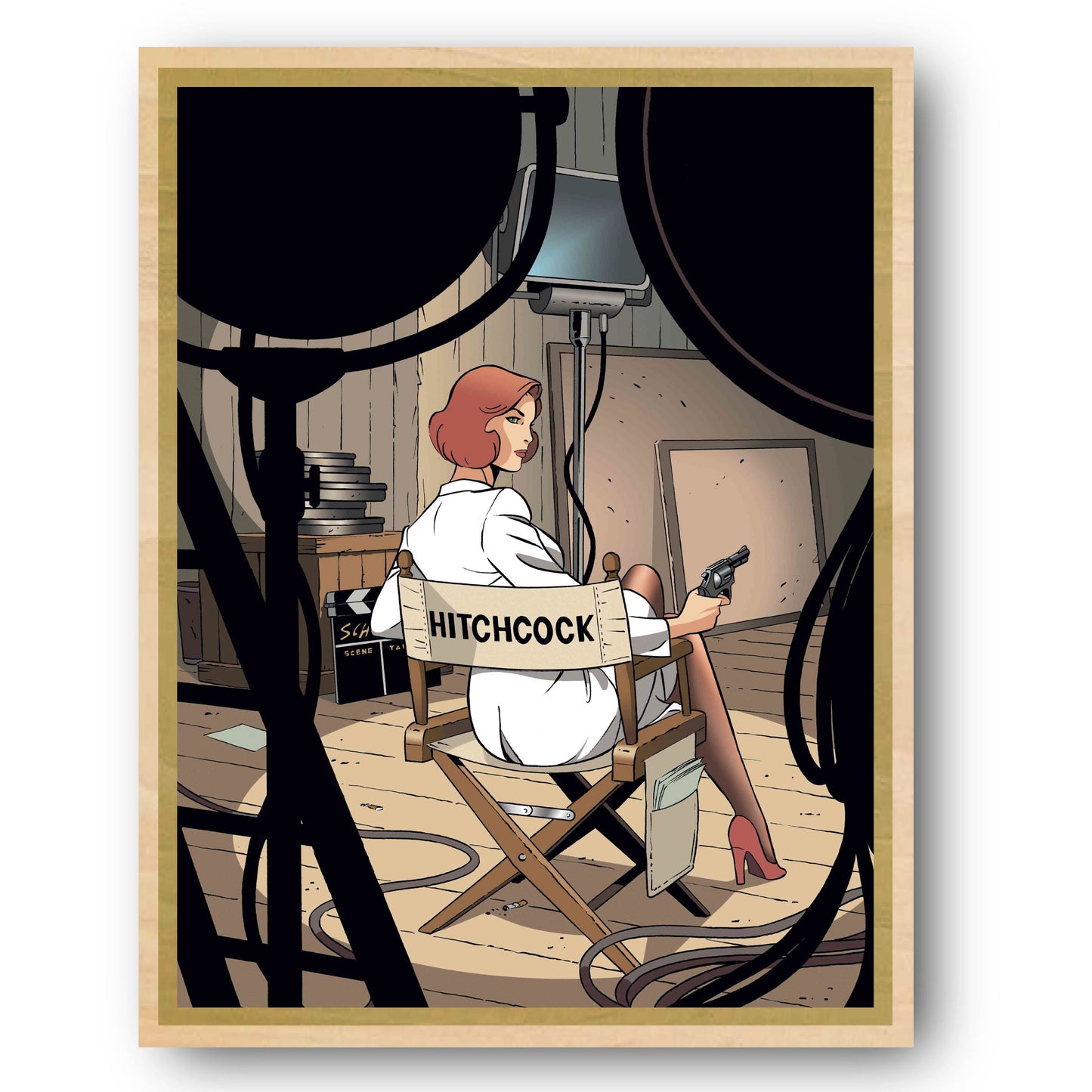 Tableau Pin up 6 Hitchcock
