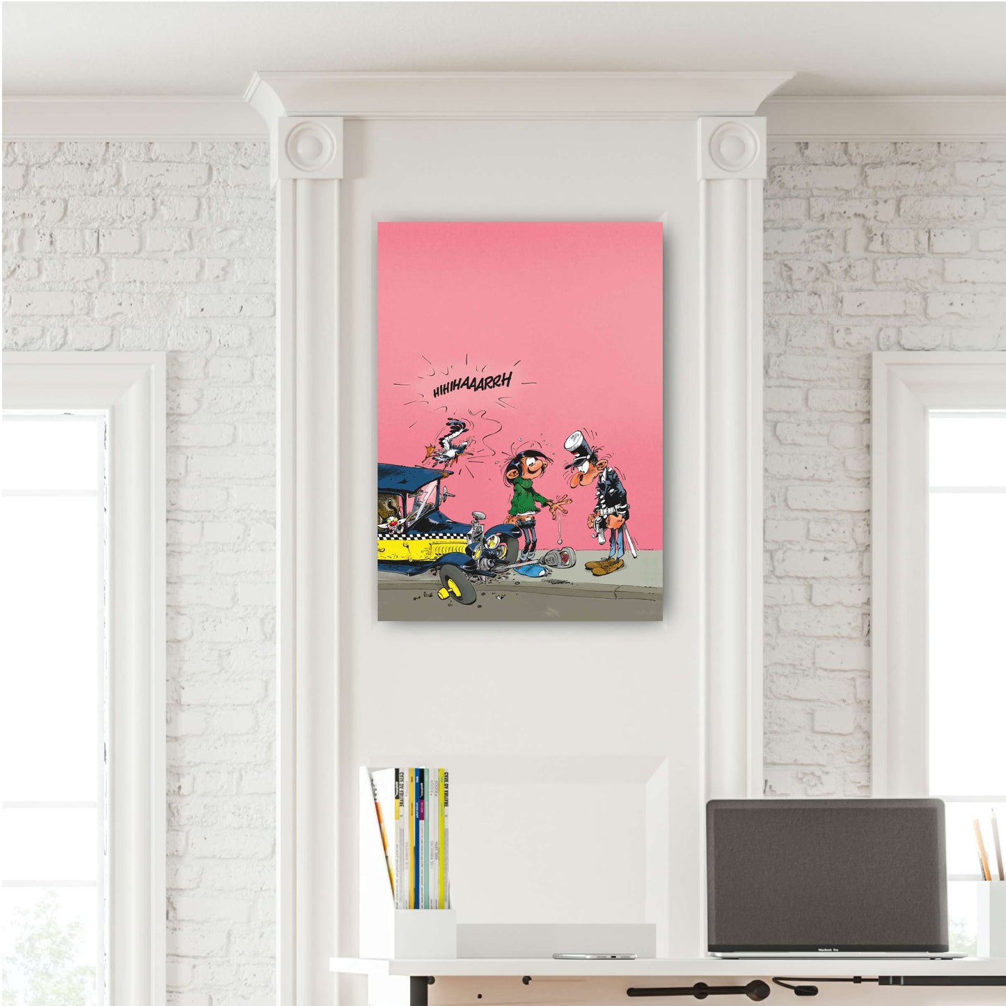 Tableau Gaston Lagaffe 7 Parcmètre