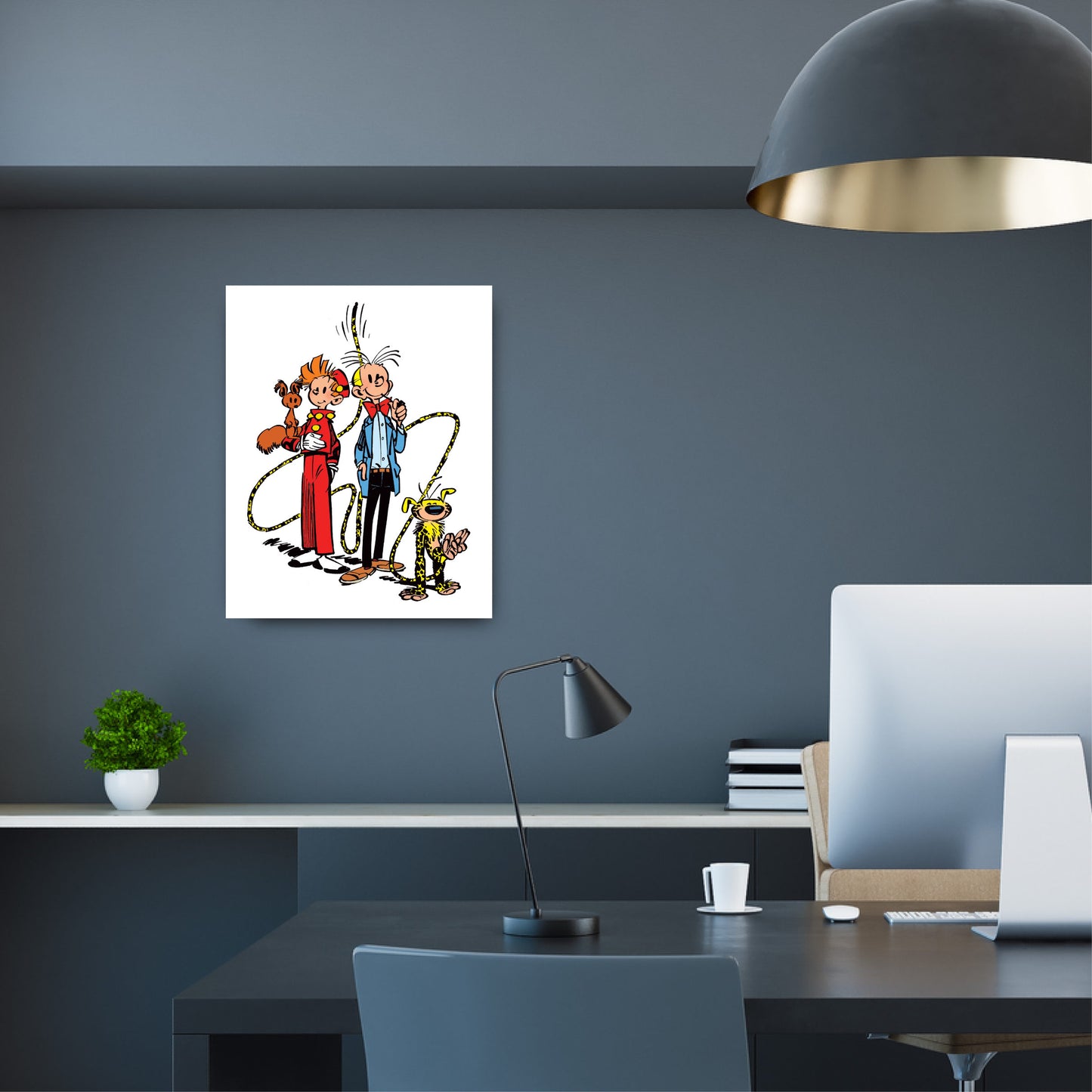 Tableau Spirou 4 Spirou et ces amis