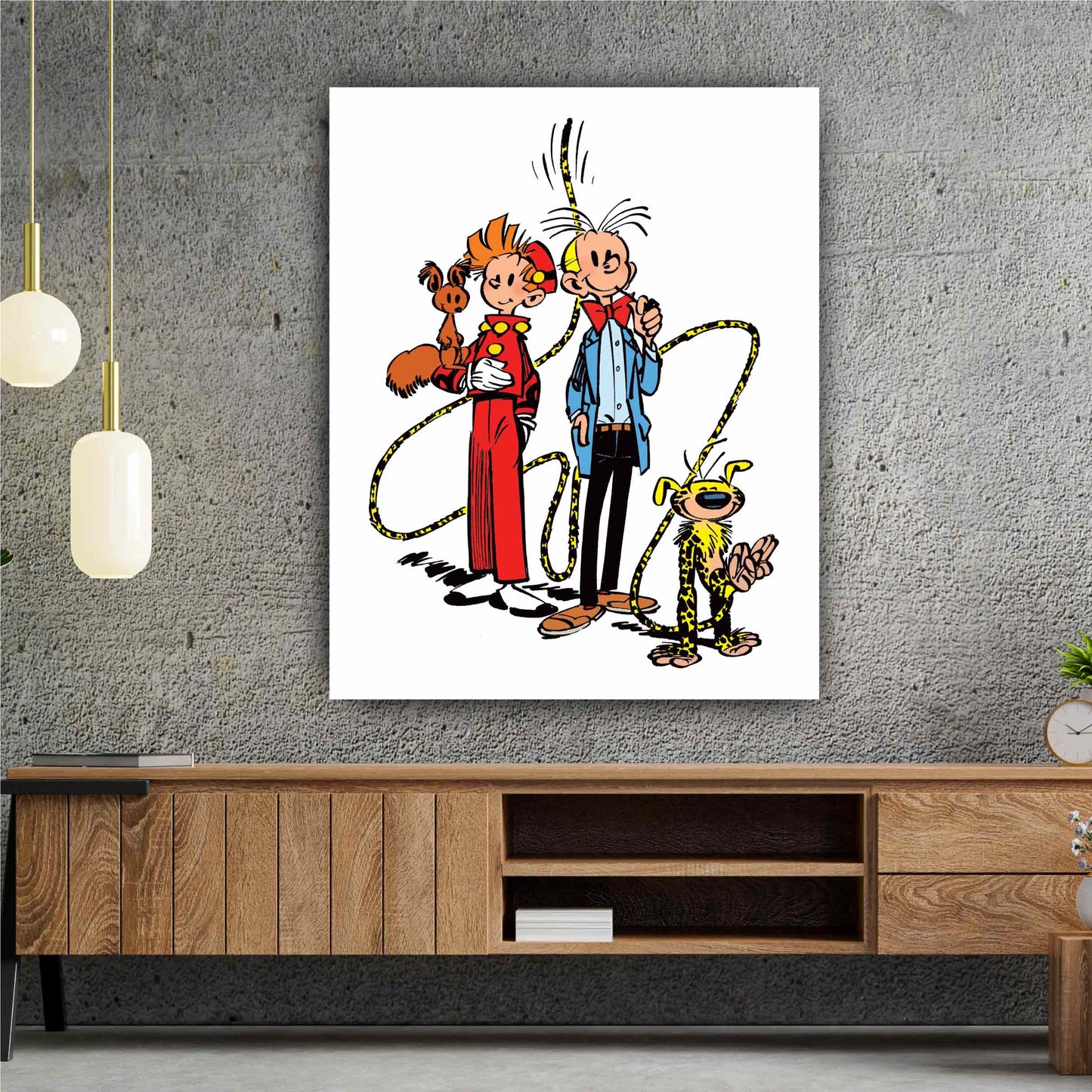 Tableau Spirou 4 Spirou et ces amis