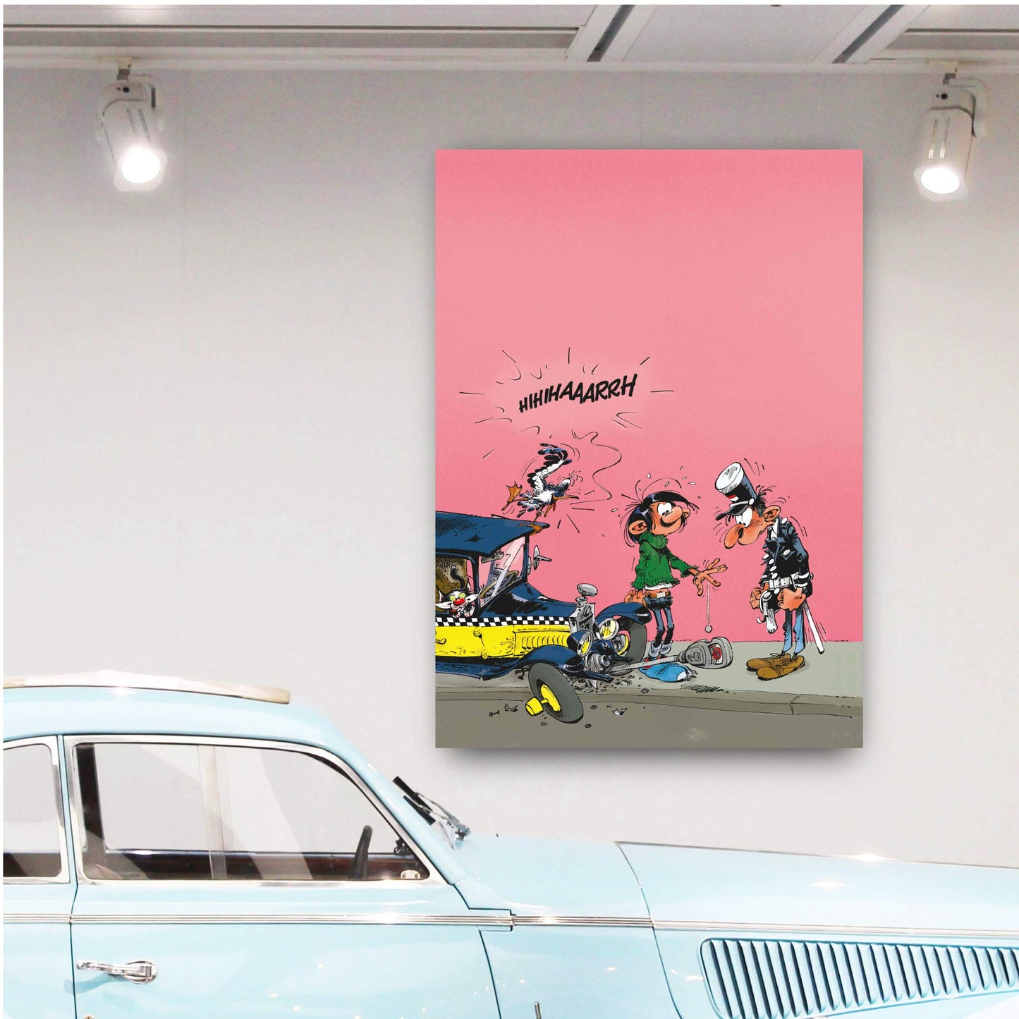 Tableau Gaston Lagaffe 7 Parcmètre