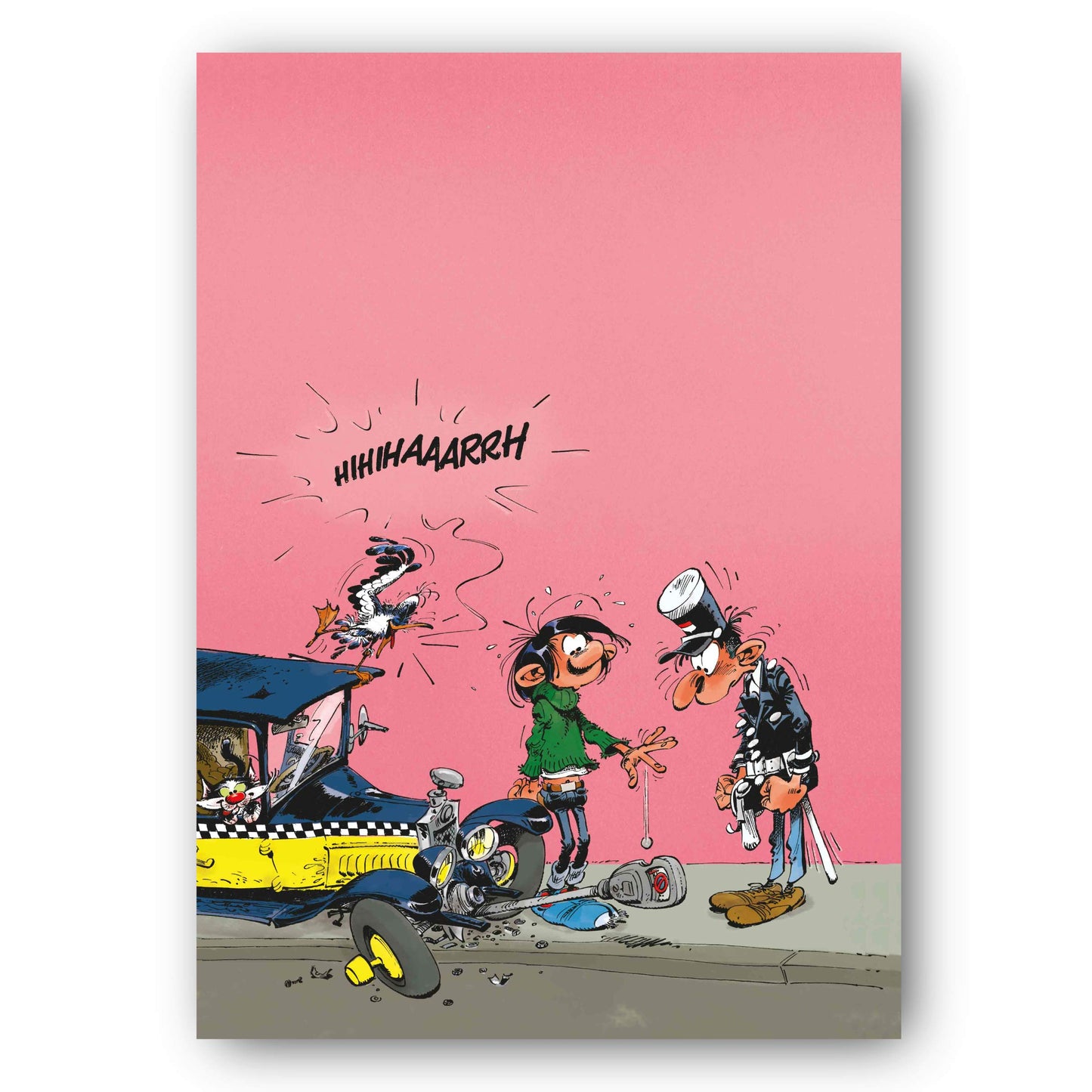 Tableau Gaston Lagaffe 7 Parcmètre