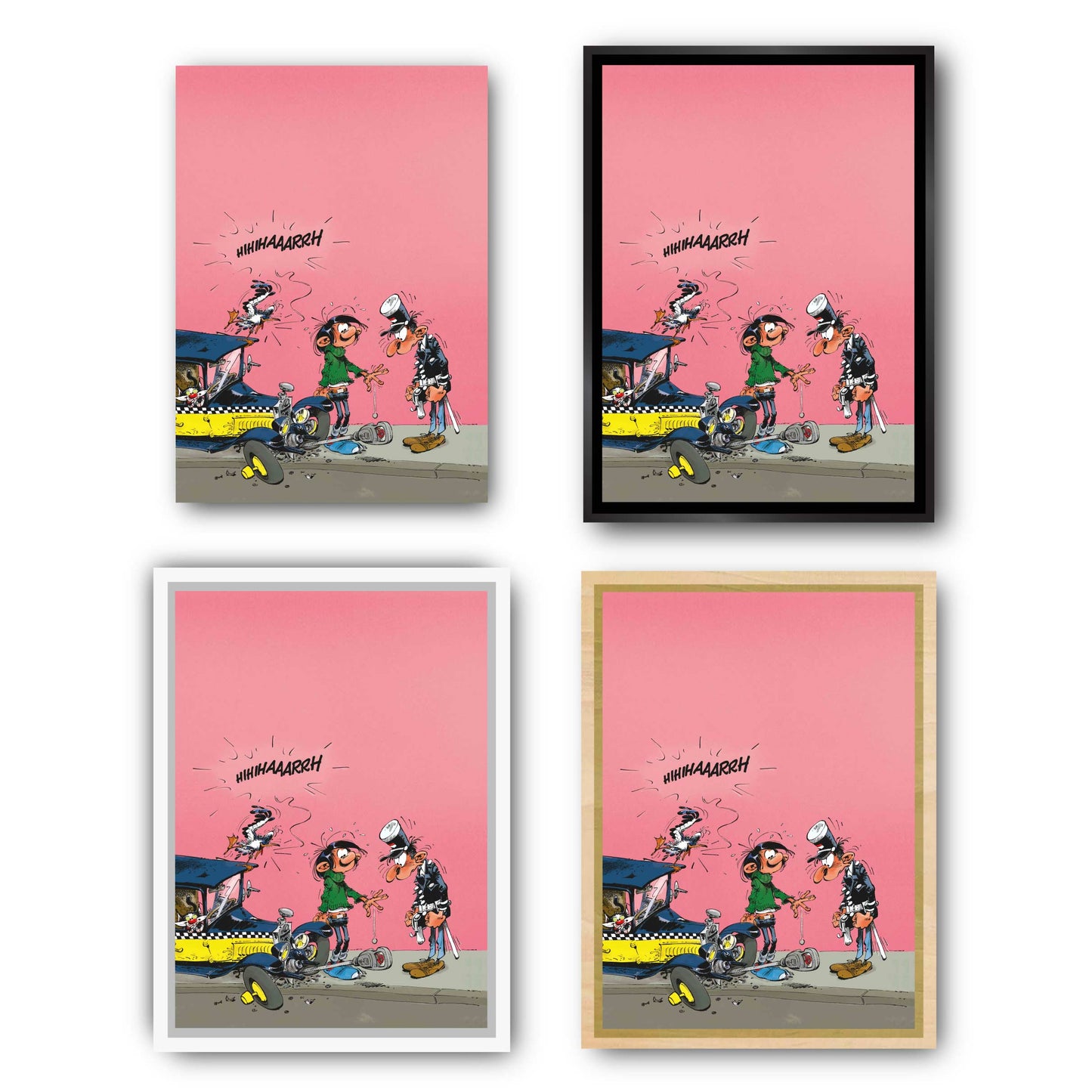 Tableau Gaston Lagaffe 7 Parcmètre