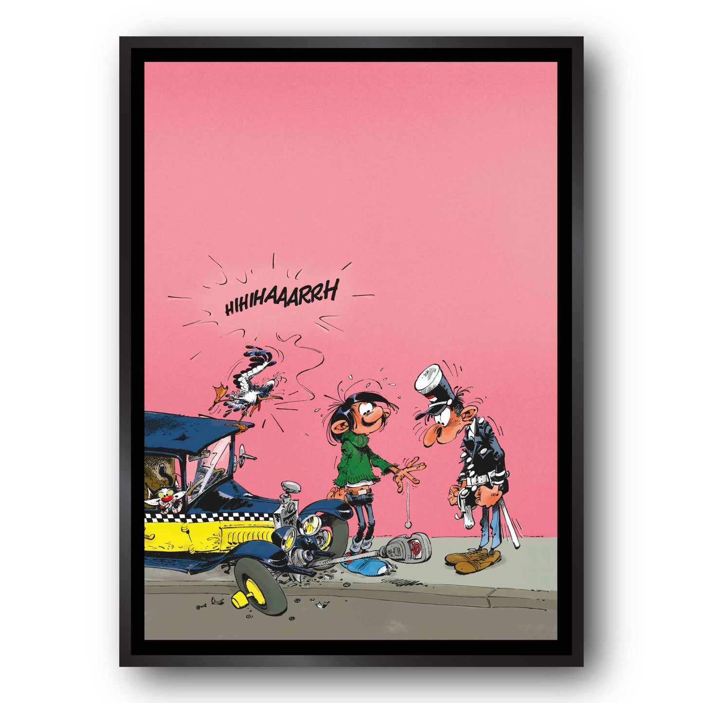 Tableau Gaston Lagaffe 7 Parcmètre
