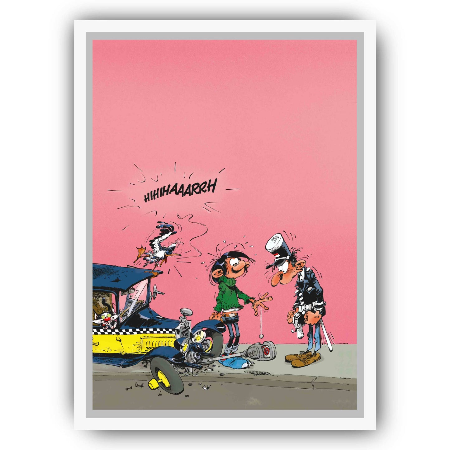 Tableau Gaston Lagaffe 7 Parcmètre
