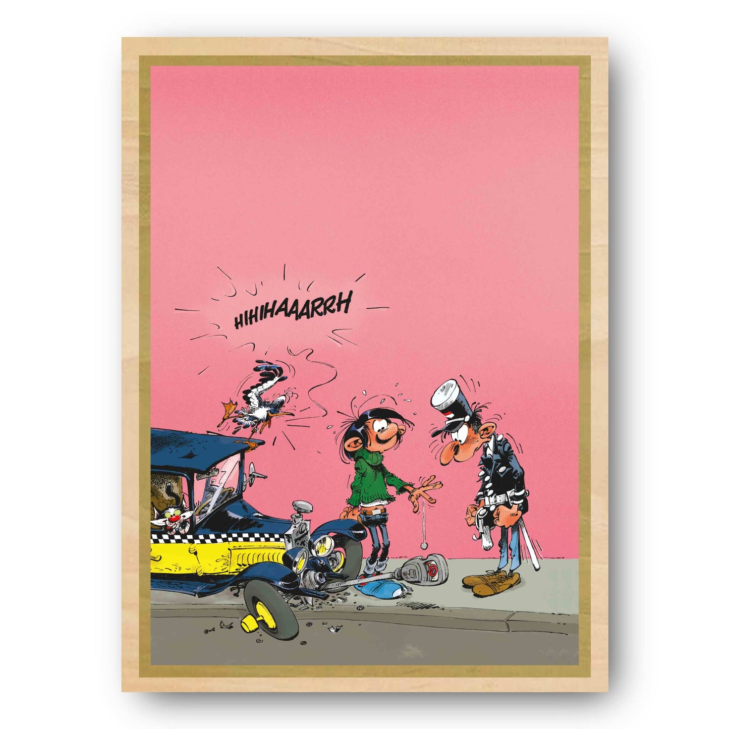 Tableau Gaston Lagaffe 7 Parcmètre