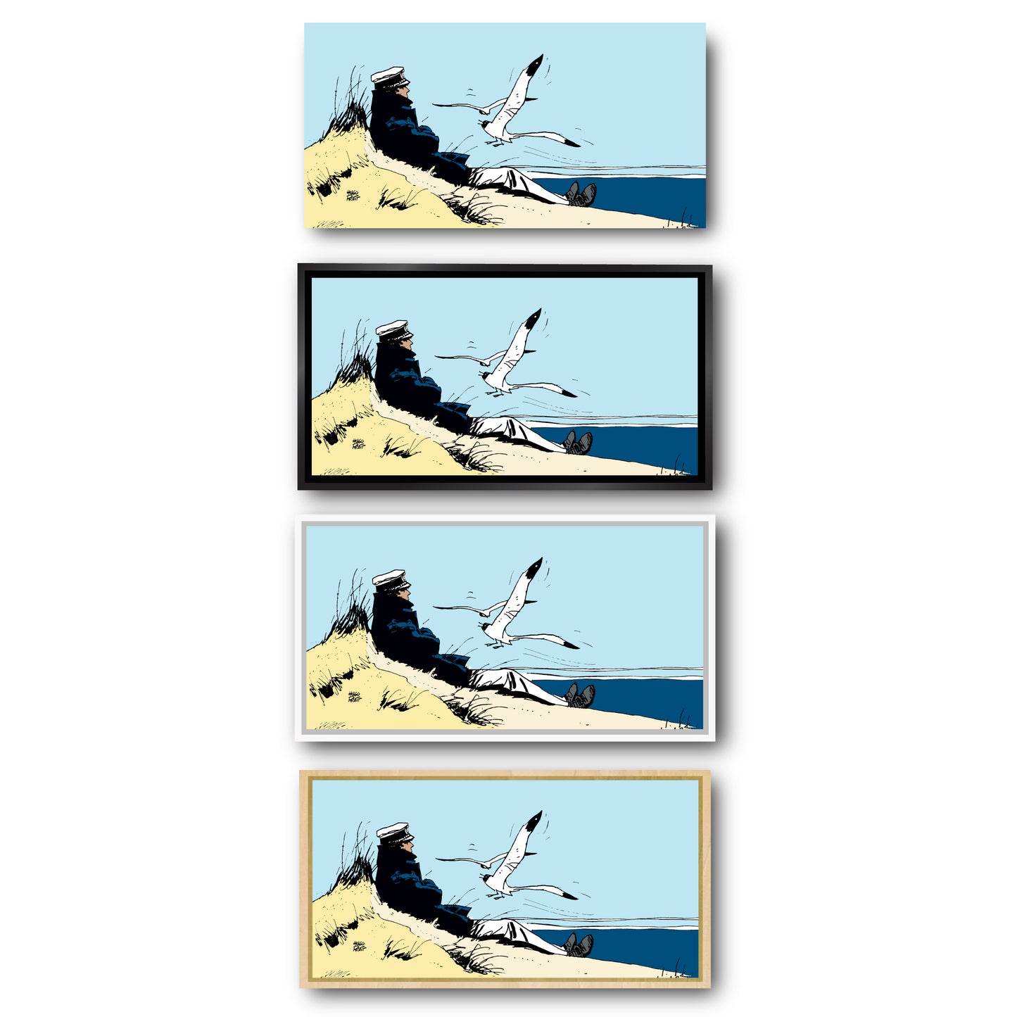 Tableau Corto Maltese 1 Les dunes