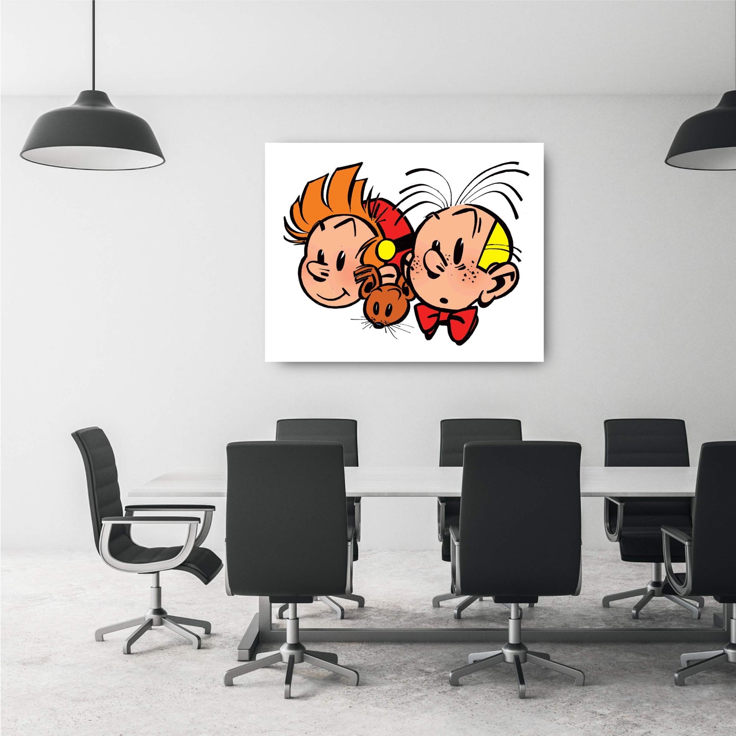 Tableau Spirou 5 Spirou, Spip et Fantasio