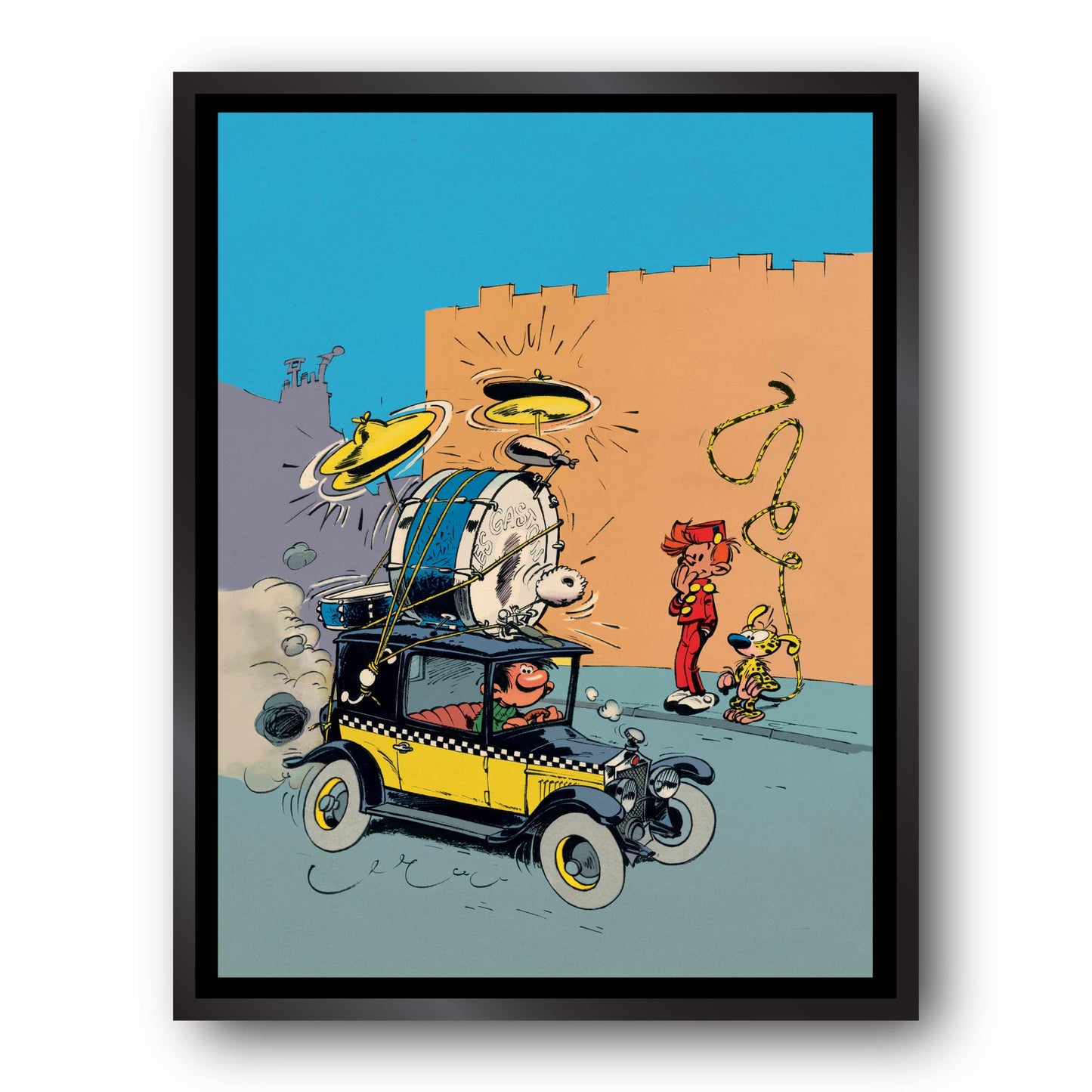 Tableau Spirou 6 Spirou et la voiture de Gaston