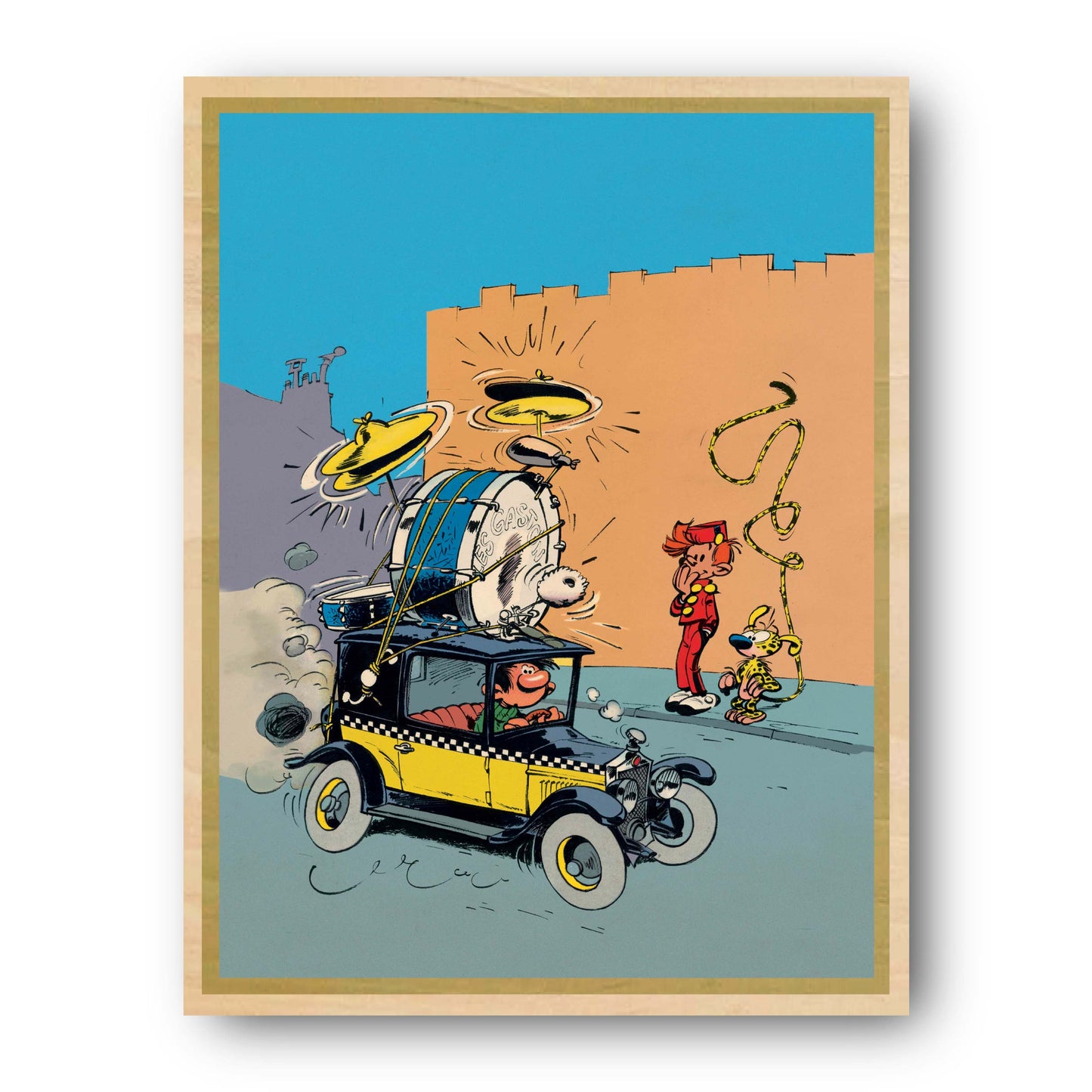 Tableau Spirou 6 Spirou et la voiture de Gaston