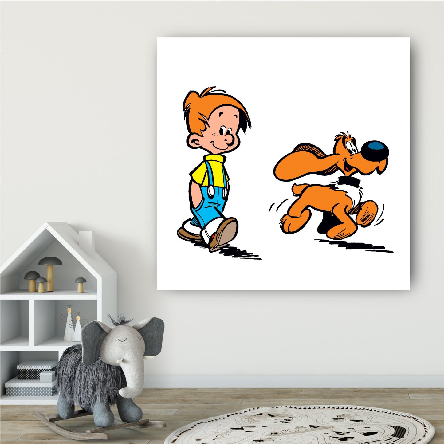 Tableau Boule et bill 5 La promenade