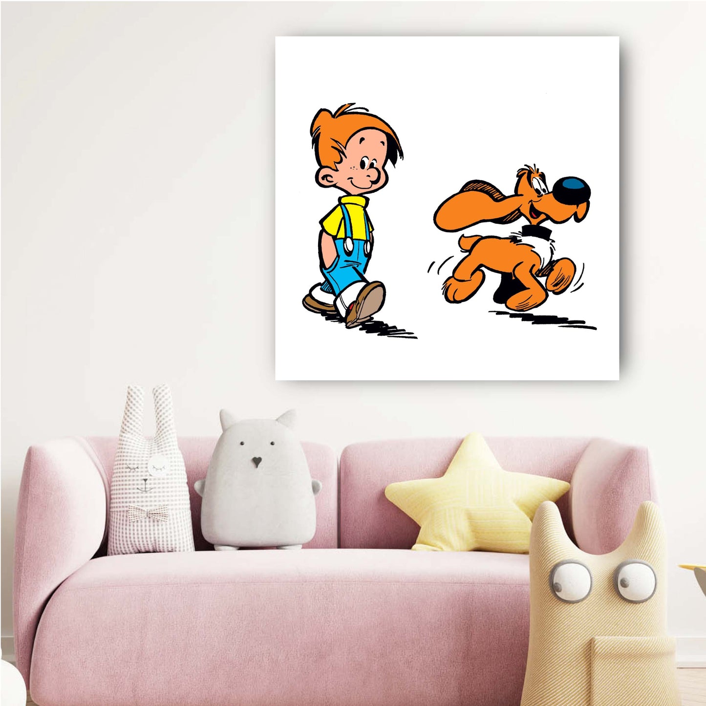 Tableau Boule et bill 5 La promenade