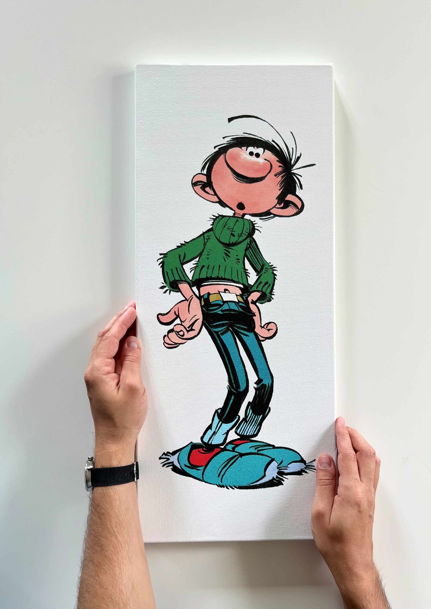 Tableau Gaston Lagaffe 2 Seul