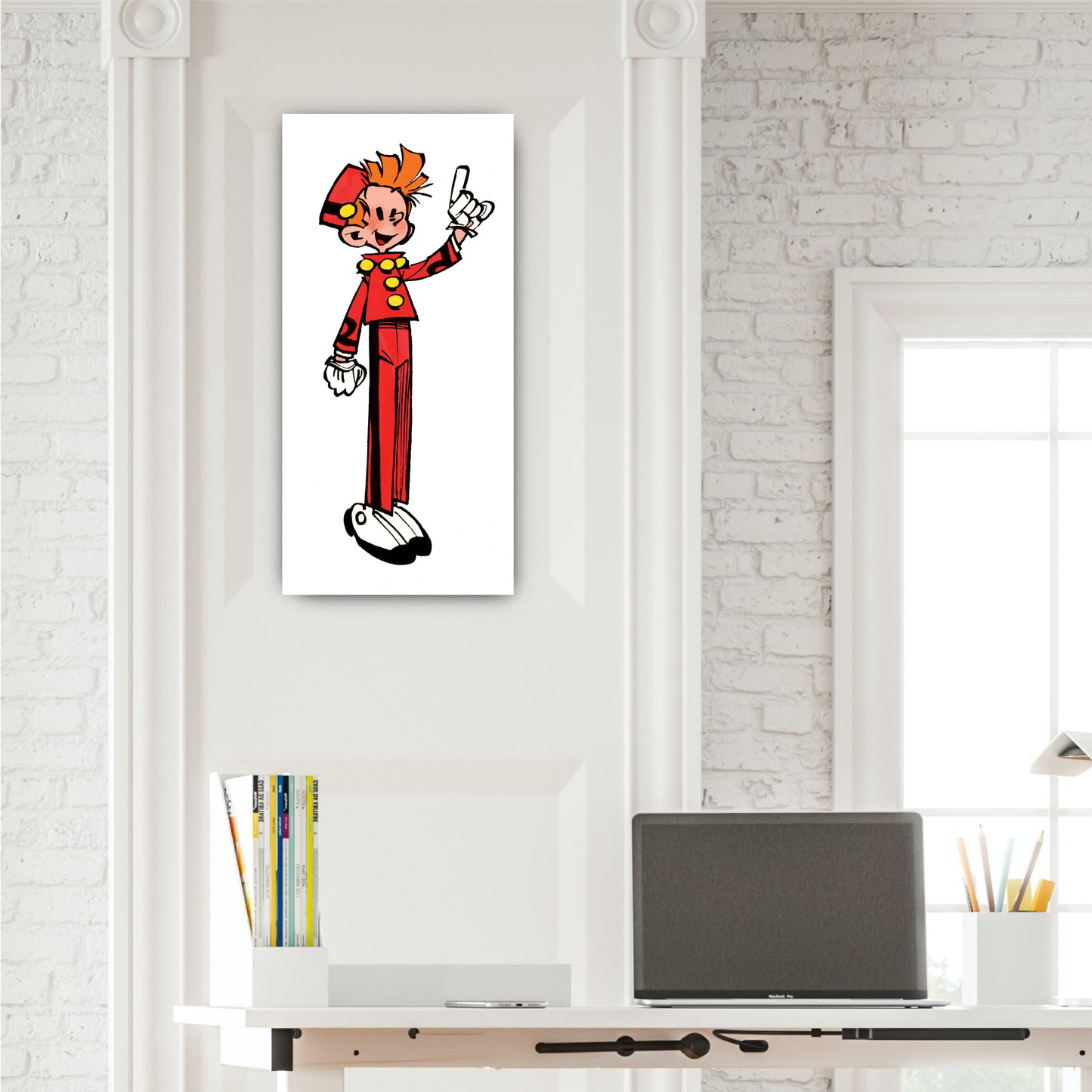 Tableau Spirou 2 Spirou debout