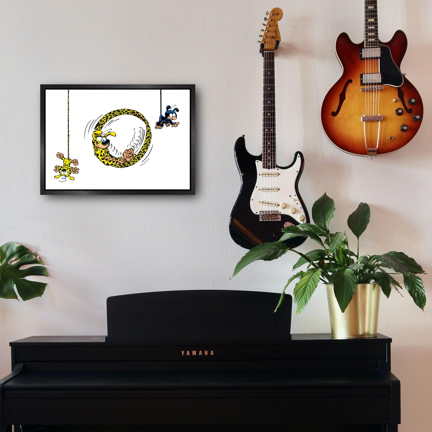 Tableau Le Marsupilami 7 Les bébés Marsu