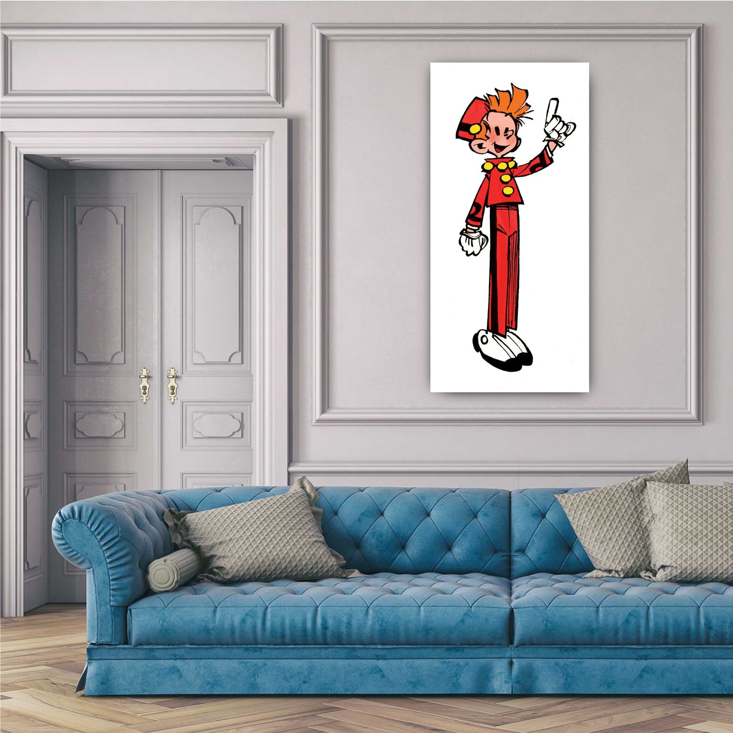 Tableau Spirou 2 Spirou debout