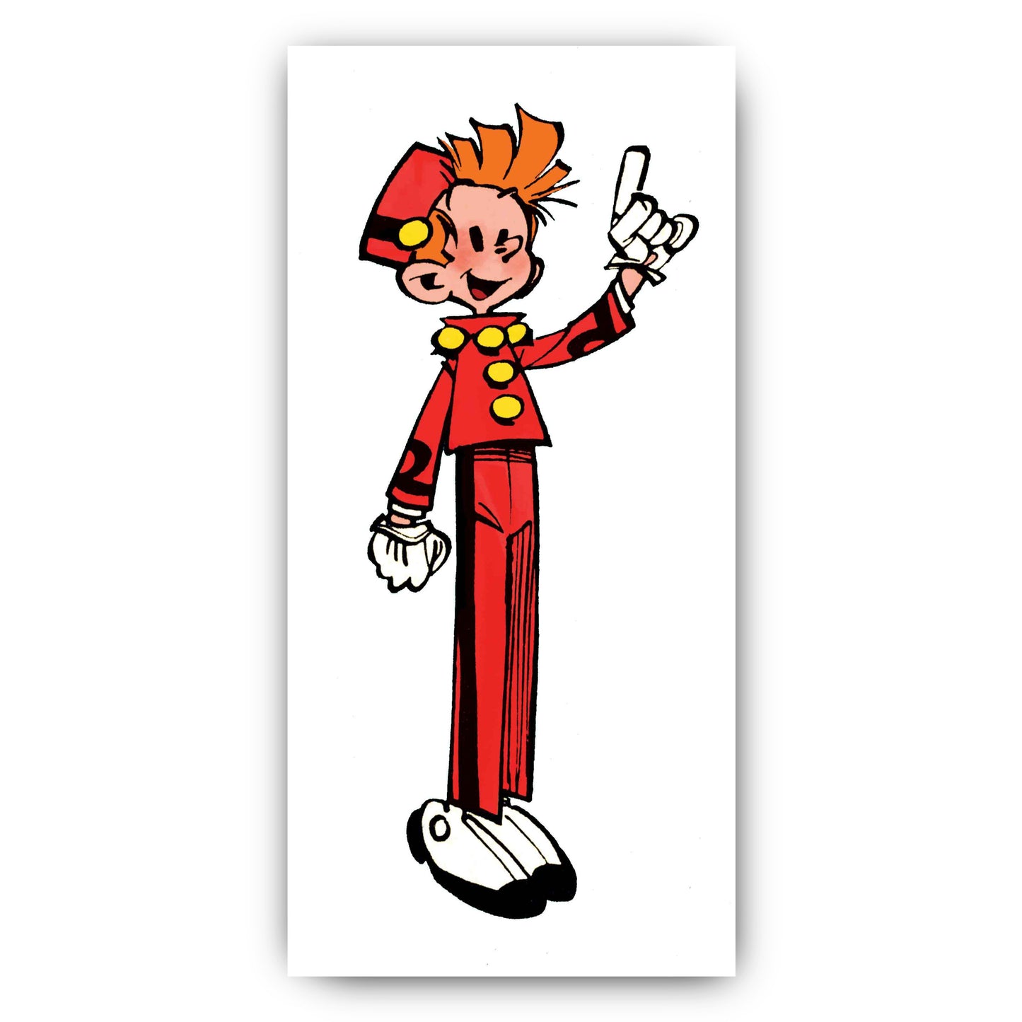 Tableau Spirou 2 Spirou debout