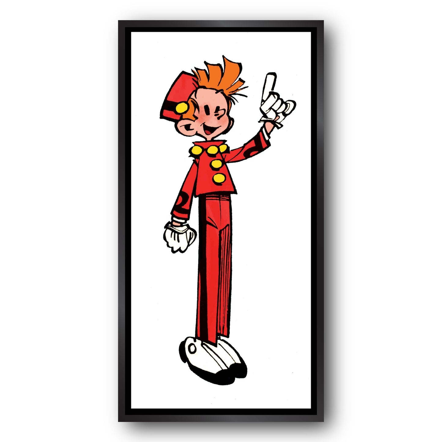 Tableau Spirou 2 Spirou debout