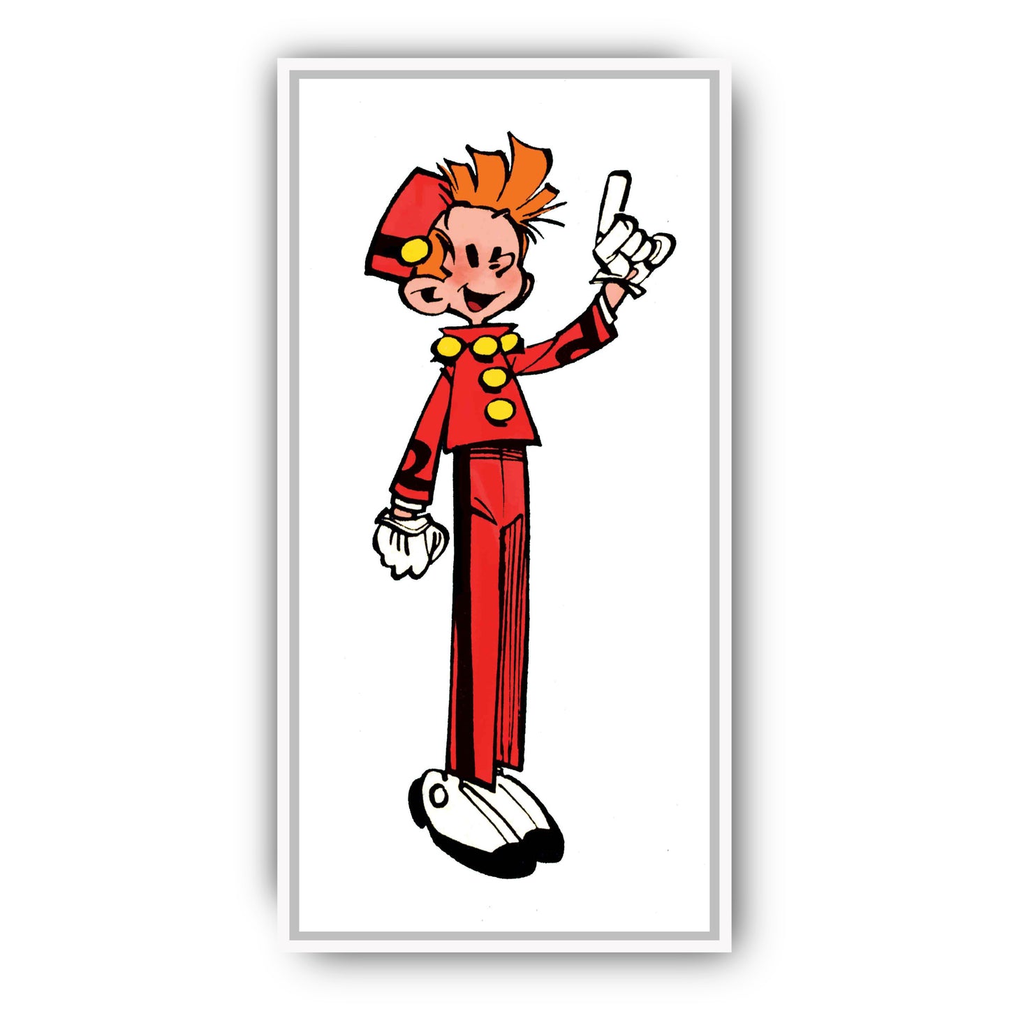 Tableau Spirou 2 Spirou debout