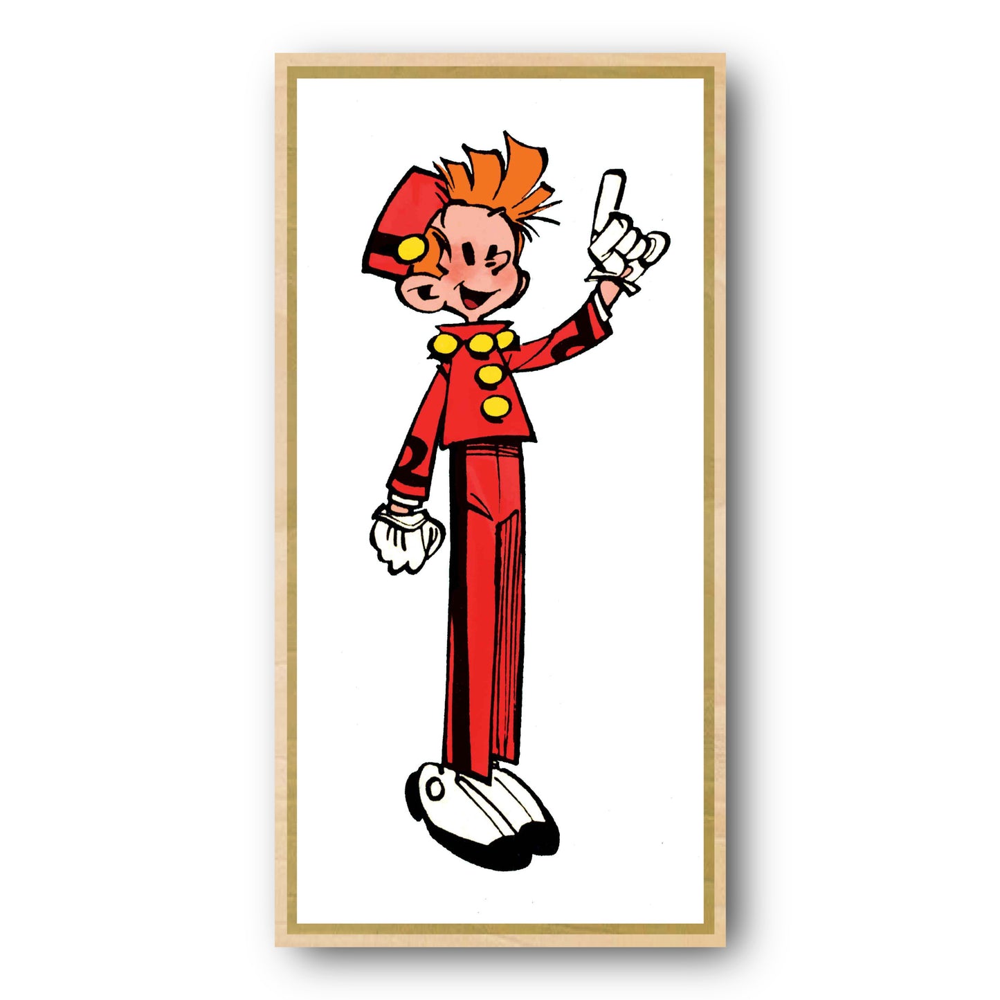 Tableau Spirou 2 Spirou debout