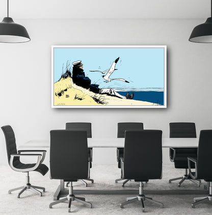 Tableau Corto Maltese 1 Les dunes