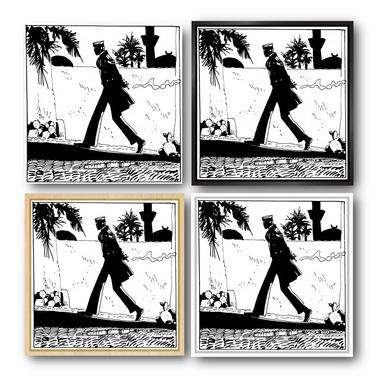 Tableau Corto Maltese 9 Corto ce promène