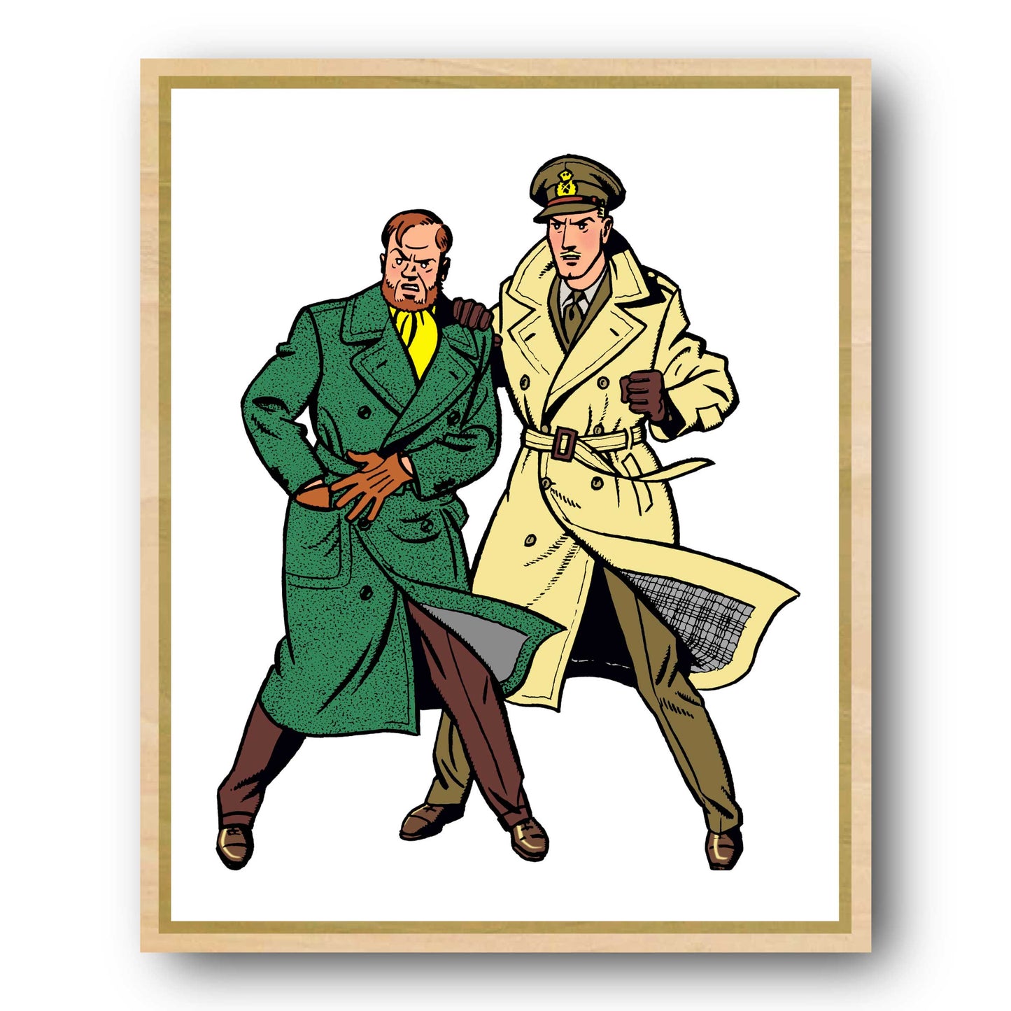 Tableau Blake et Mortimer 2 Debout