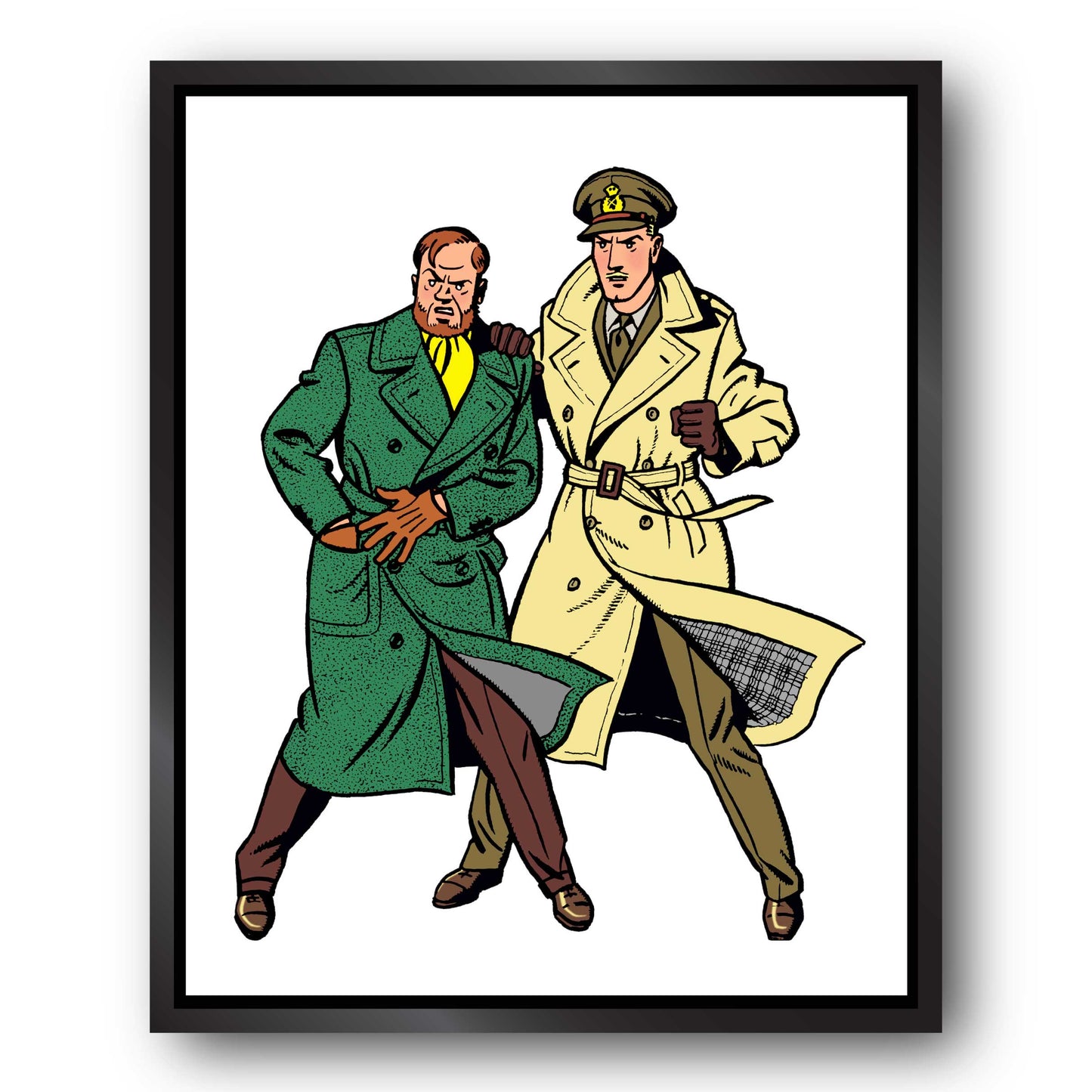 Tableau Blake et Mortimer 2 Debout