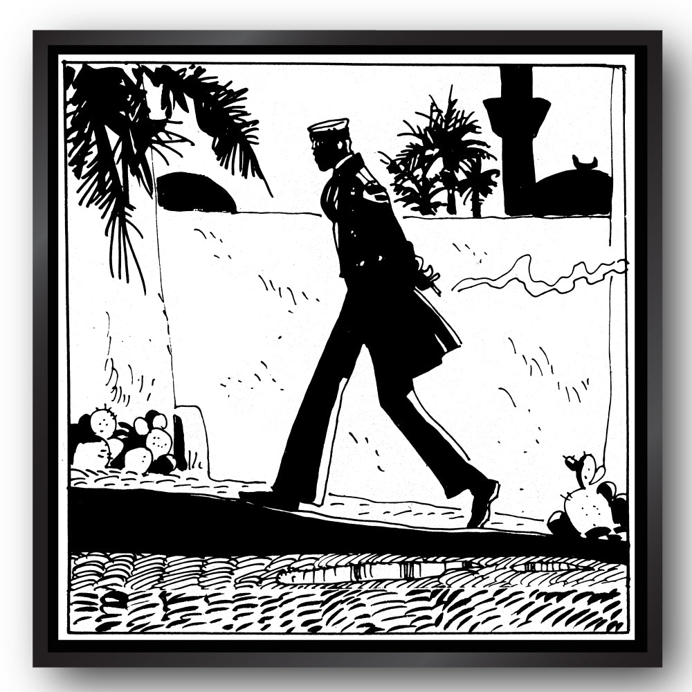 Tableau Corto Maltese 9 Corto ce promène
