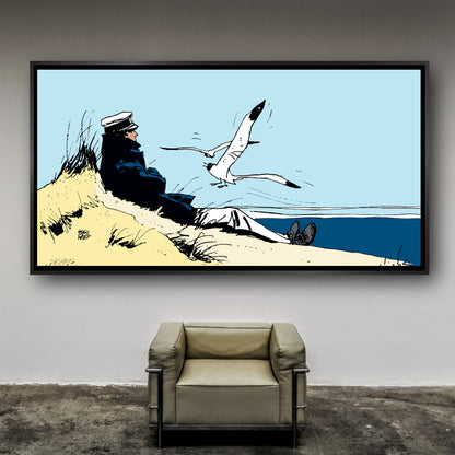 Tableau Corto Maltese 1 Les dunes