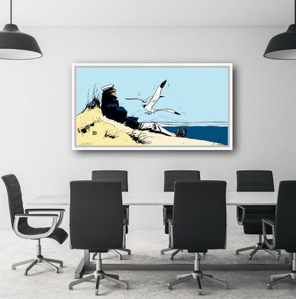 Tableau Corto Maltese 1 Les dunes