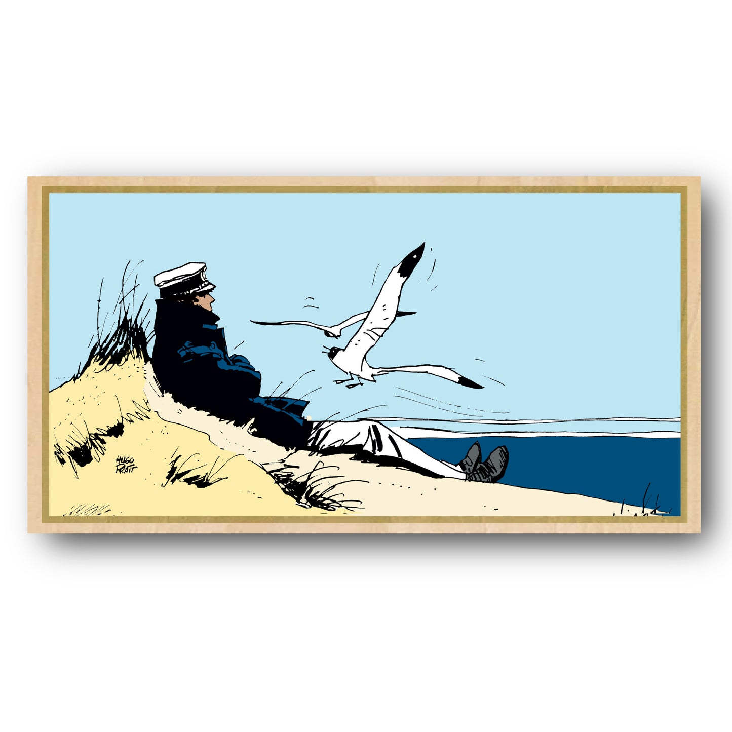 Tableau Corto Maltese 1 Les dunes