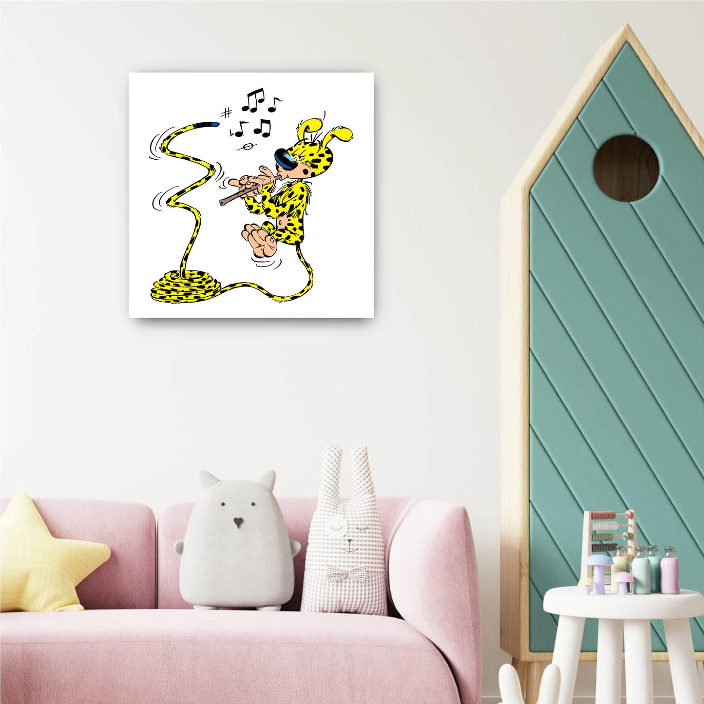 Tableau Le Marsupilami 3 Flute charmeuse