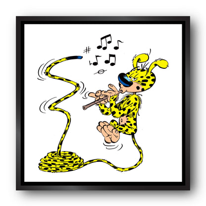 Tableau Le Marsupilami 3 Flute charmeuse