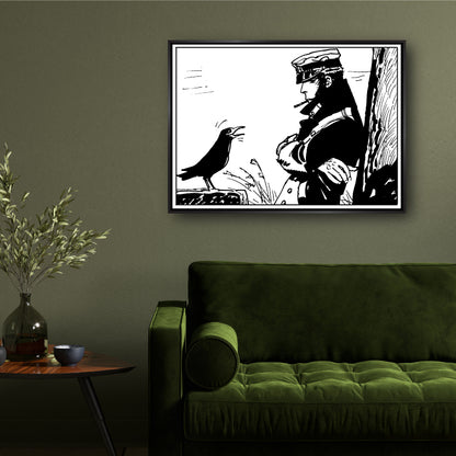 Tableau Corto Maltese 8 Corto et l'oiseau