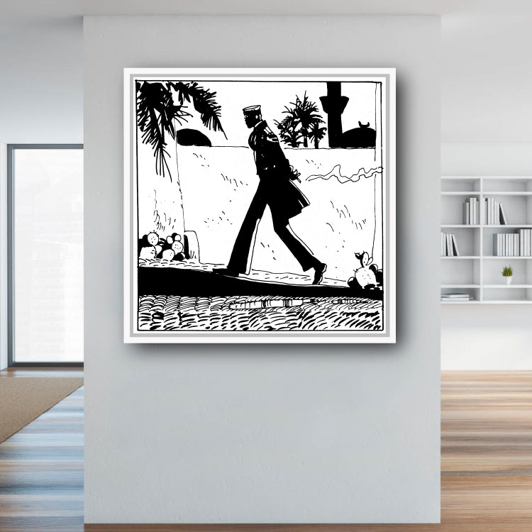 Tableau Corto Maltese 9 Corto ce promène