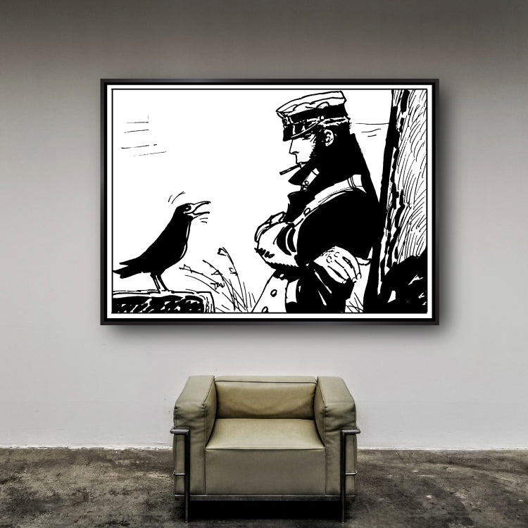 Tableau Corto Maltese 8 Corto et l'oiseau