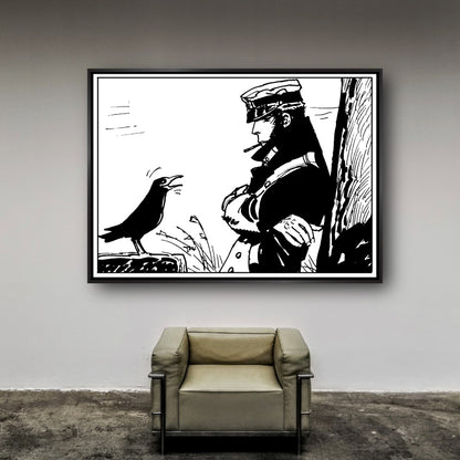 Tableau Corto Maltese 8 Corto et l'oiseau