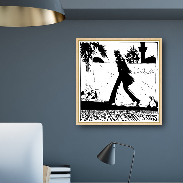 Tableau Corto Maltese 9 Corto ce promène