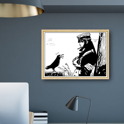 Tableau Corto Maltese 8 Corto et l'oiseau