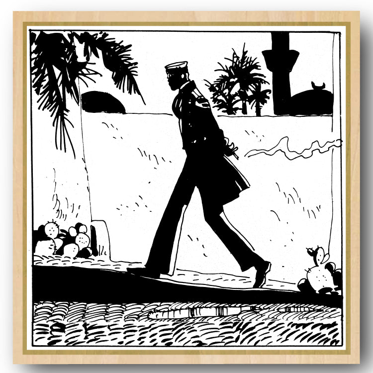 Tableau Corto Maltese 9 Corto ce promène