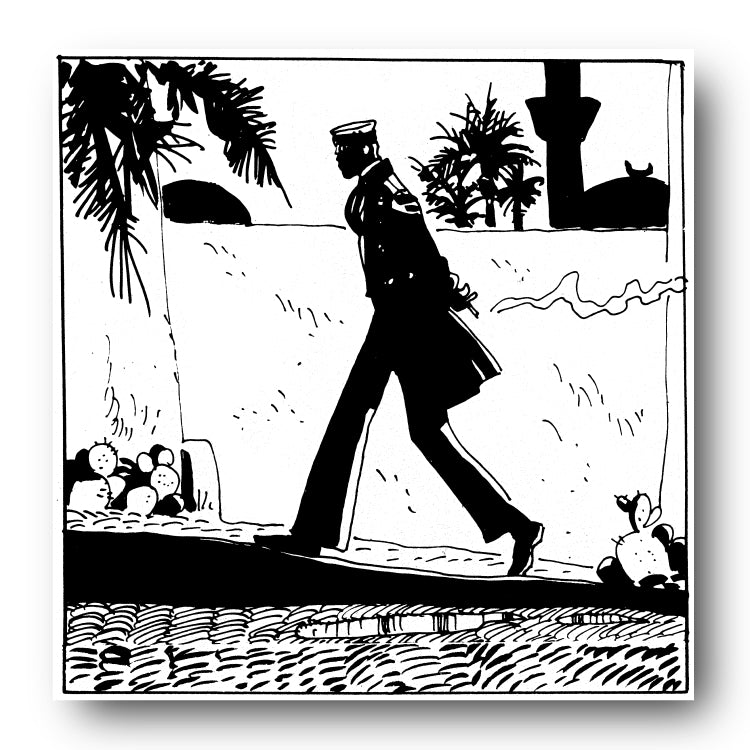 Tableau Corto Maltese 9 Corto ce promène